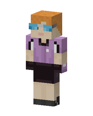 Goggles Girl Minecraft purple skin