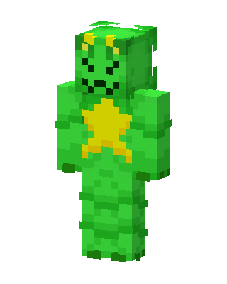 Green Dino Minecraft creeper skin