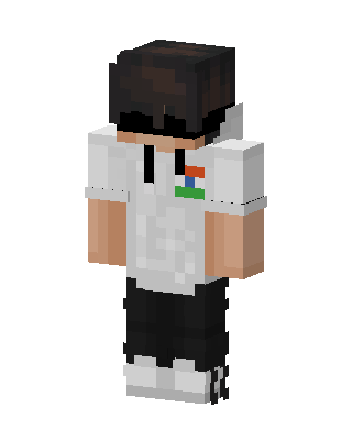 Casual Streetwear Boy skin, 3D preview