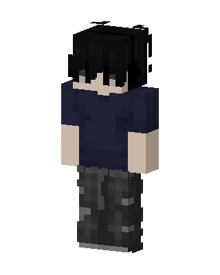 Camo Pants Boy skin, 3D preview