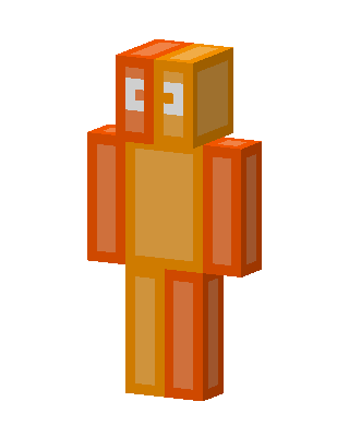 Orange Mob Boy Minecraft skin