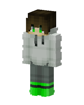 White Player Boy skin, 3D preview