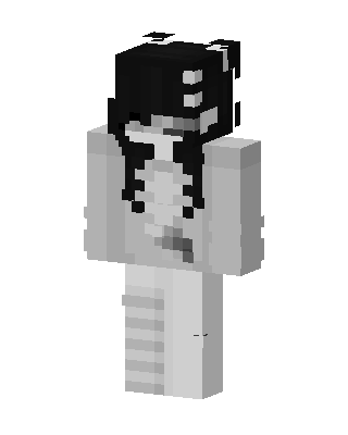 Monochrome Ghost skin, 3D preview