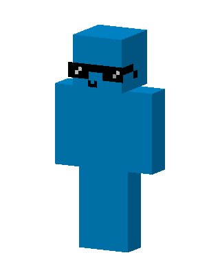 Blue Deal Guy skin, 3D preview