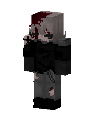 Ken Kaneki skin, 3D preview