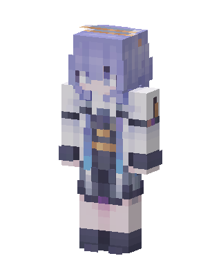 Lavender Starlight skin, 3D preview