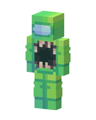 Green Robot skin, 3D preview