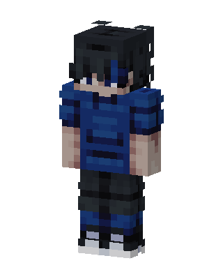 Blue Hoodie Boy Minecraft skin
