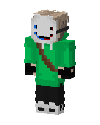 Glitch Smile Minecraft YouTuber skin