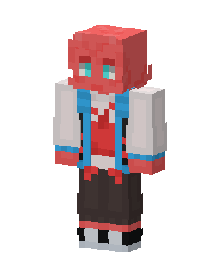 Red Player skin, 3D preview