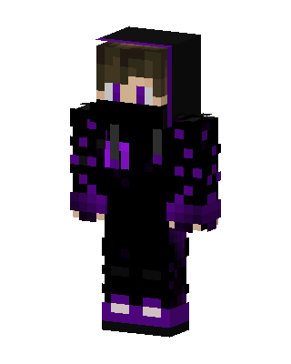 Black Villain Boy skin, 3D preview