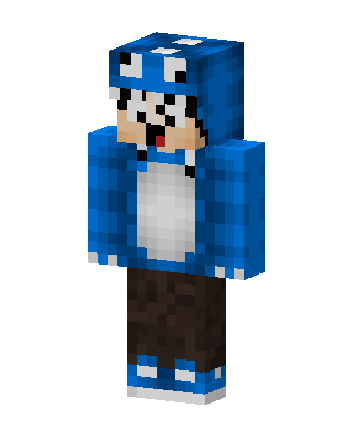 Blue Animal Boy Minecraft skin