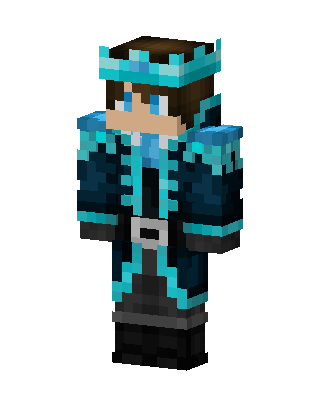 Teal Knight Boy skin, 3D preview