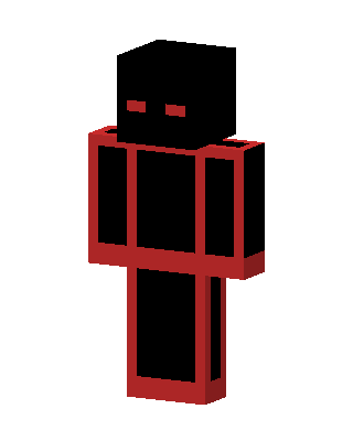 Red Shadow skin, 3D preview