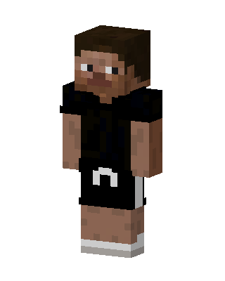 Hoodie Steve skin, 3D preview