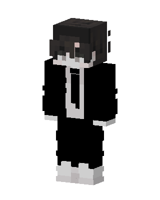 Monochrome Suit skin, 3D preview