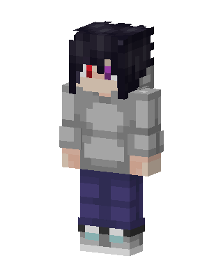 Sasuke Hoodie skin, 3D preview