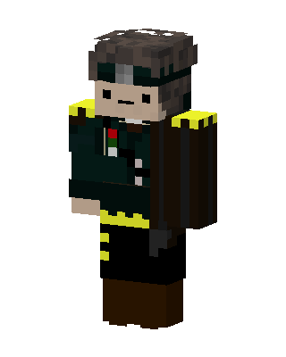 Dark Officer skin, 3D preview