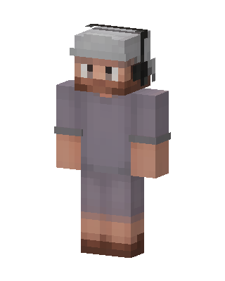 Gray Gamer Boy Minecraft skin