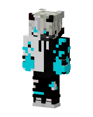 Split Frost Demon Minecraft skin