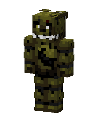 Green Fighter Boy skin, 3D preview