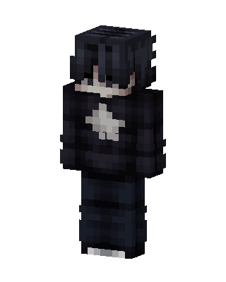 Black Villain Boy skin, 3D preview