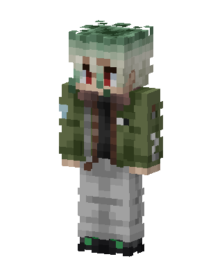 Mossy Parka skin, 3D preview