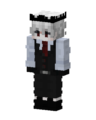 Crowned Butler skin, 3D preview