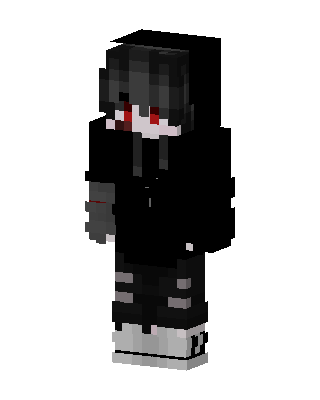 Crimson Hoodie skin, 3D preview