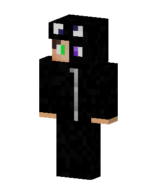 Black Cat Onesie skin, 3D preview