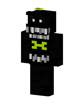 Black Crowned Villain skin, 3D preview