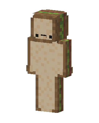 Brown Mob skin, 3D preview