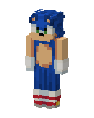 Sonic Minecraft skin