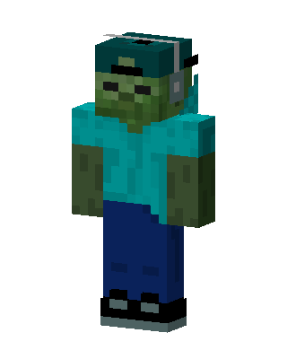 Zombie Steve Minecraft skin