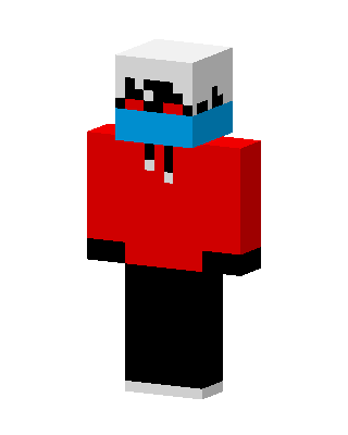 Red Player Boy skin, 3D preview