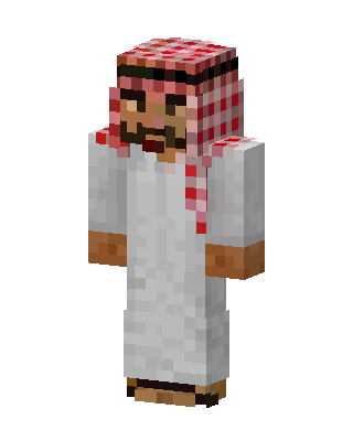 Desert Sheikh skin, 3D preview