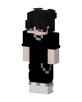 Emo Streetwear Boy skin, 3D preview