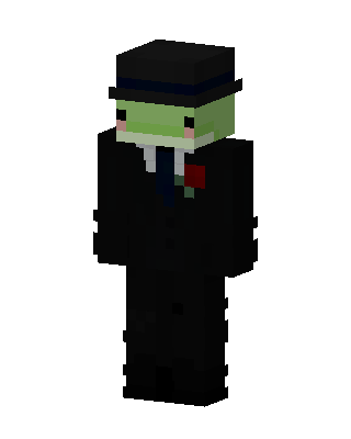 Frog Gentleman Minecraft skin