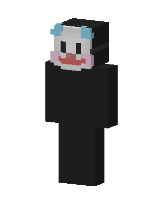 Clown Face skin, 3D preview