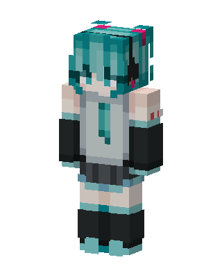 Hatsune Miku skin, 3D preview