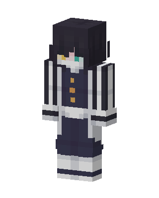 Obanai Iguro skin, 3D preview