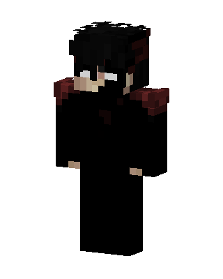 Crimson Shadow Minecraft ninja skin