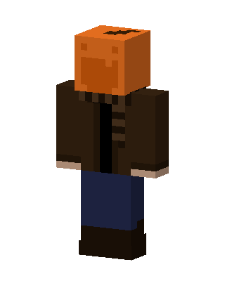 Pumpkin Head Minecraft skin
