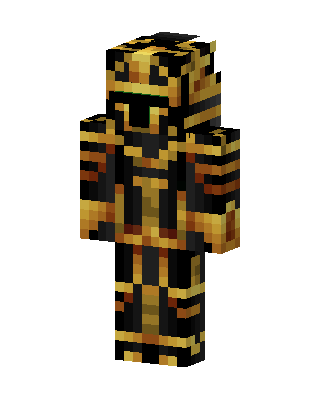 Golden Pharaoh skin, 3D preview