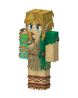Green Hero Girl Minecraft skin