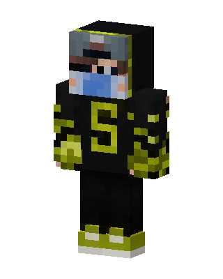 Neon Varsity Minecraft skin
