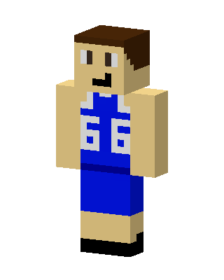 Blue Athlete Boy Minecraft blue skin