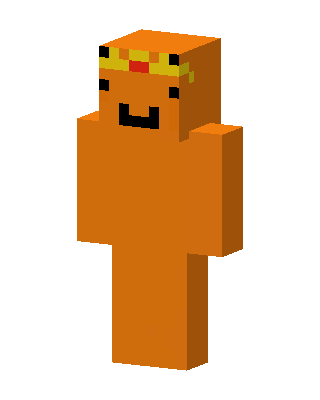 Crowned Orange Minecraft mob skin