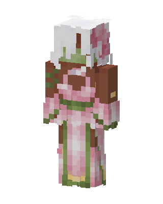Blossom Druid skin, 3D preview
