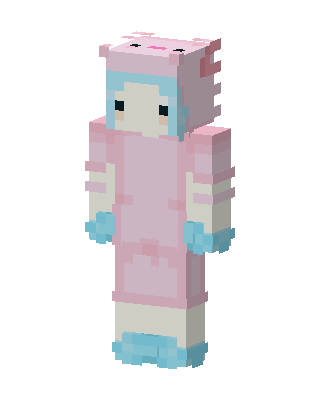 Pink Animal Girl Minecraft skin